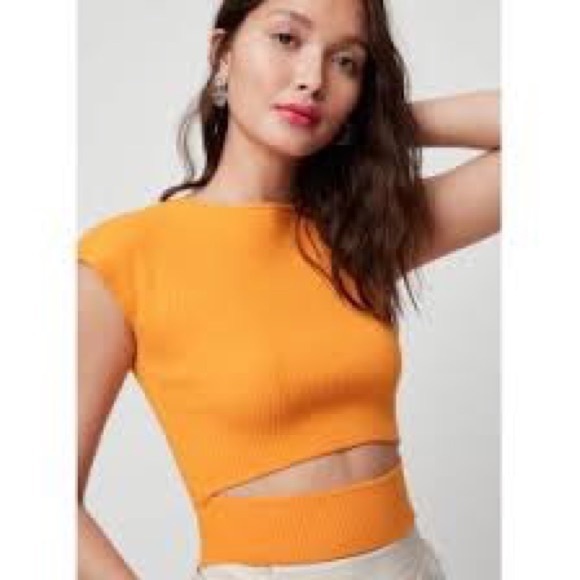 Wilfred Cut Out Yacine Top - Tuscan Yellow - Size XS - Picture 2 of 9